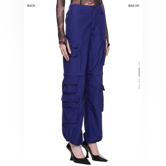 KSUBI NWT! Cargo pants convertible to shorts in Midnight taffeta size M/28 waist - Picture 2 of 6